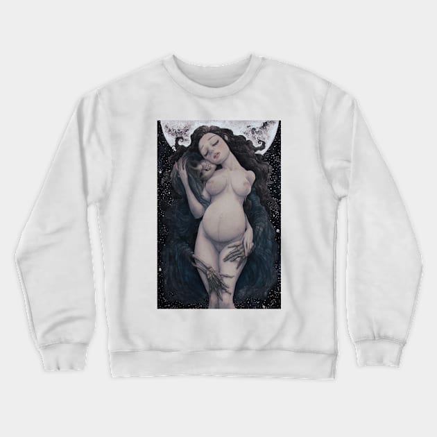 Sempre Nunquam Crewneck Sweatshirt by PandoraYoung